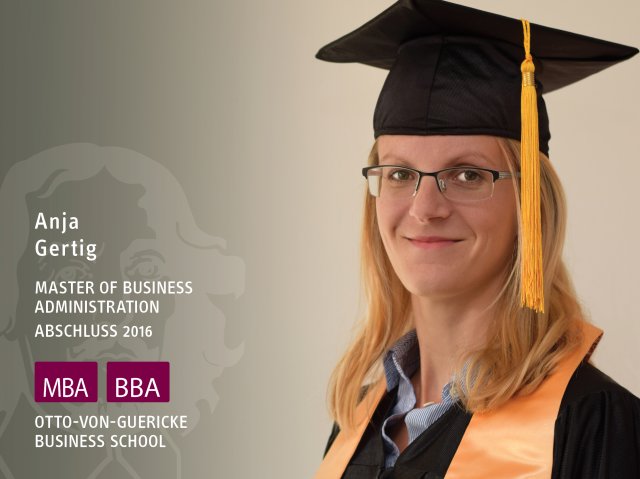 Anja Gertig (MBA-Abschluss 2016)